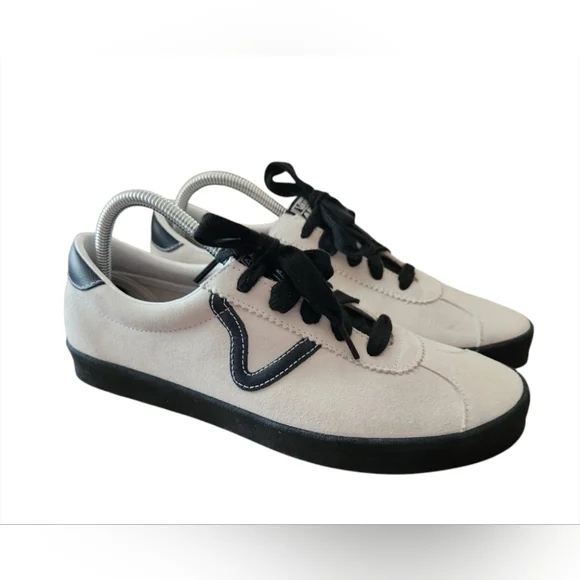 ◆VANS◆ Sports Low Suede Black White VN000D09Y281 Sport Low Shoe en Marshmallow White / Black | Vans CA